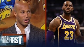 Richard Jefferson talks Lakers' title chances, Warriors adding a big fish | NBA | FIRST THINGS FIRST