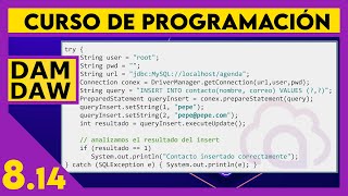 MySQL en JAVA: INSERT ☕ DAM - DAW
