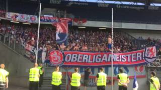 Wuppertaler SV Fans feiern Regionalliga-Aufstieg (08.05.2016)