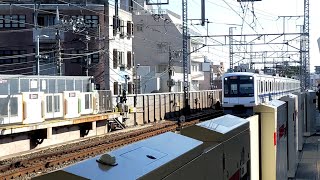 【通過線】東急東横線5050系 東海道新幹線ラッピング　祐天寺駅通過【4105F】