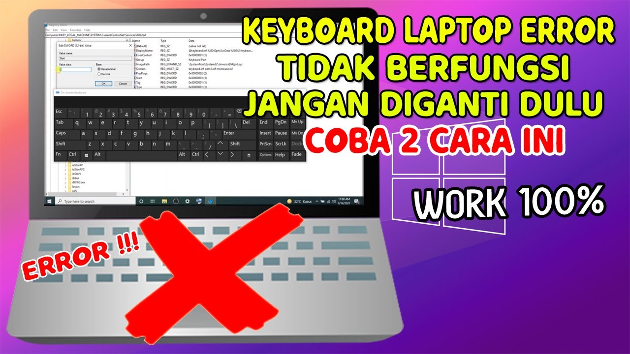 (FIX) 2 Cara Mengatasi Keyboard LAPTOP Tidak Berfungsi Pada Windows 10 ...