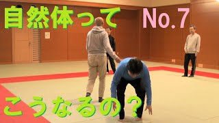 自然体ってこうなるの？No.7「自然体」の映像紹介 「第１章 人の自然体とは　３．活動メカニズムの活性化」【たくみの会】【合気道・武術・武道・施術・手技の達人の動きからの素材研究】