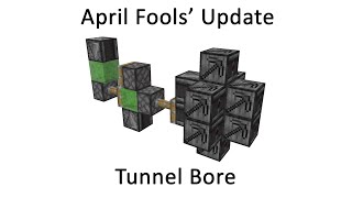 Tunnel Bore Using Pickaxe Blocks