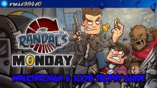 Randal's Monday - Walkthrough \u0026 100% Trophy Guide (Trophy Guide) rus199410 [PS4]