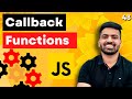Callback Functions in Javascript & Arrow Functions in Javascript | Web Development Course #43