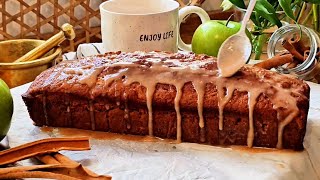 עוגת תפוח גזר עם גלייז קינמון -קלה להכנה  | Easy  Carrot Apple Cake with Cinnamon glaze