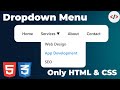 💻 Dropdown Menu in HTML & CSS in Just 3 Minutes!