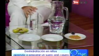 como preparar suero casero para bebes
