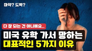 미국 유학 갔다 짐싸서 돌아오는 학생들