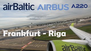 TRIPREPORT | Frankfurt to Riga | AirBaltic A220