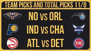 NBA Picks Today 11/8/2024 | NBA Picks and Predictions NBA Bets Today