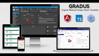 Gradus - Angular 5 Material Design Admin Template | Themeforest Website Templates and Themes