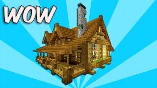 Lonely Lakeside Cabin Minecraft Timelapse