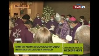 GMA Regional TV Weekend News: Former CBCP President Archbishop Emeritus Oscar Cruz Laid to Rest