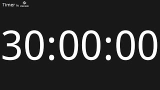 30 Hour Countdown Timer