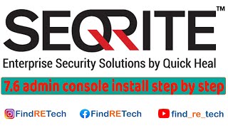 Seqrite Admin Console 7.6 Setup Install Step By Step. #Seqrite #AdminConsole #Antiwires