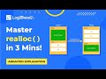 Master realloc() in C – Animated Explanation in 3 Mins | Log2Base2®