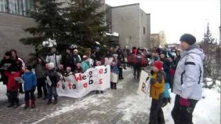 67's players greeted by Metcalfe Community!