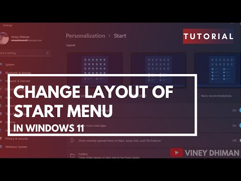 How to Change the Layout of the Start Menu in Windows 11