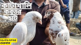 কাটাখালি কবুতর হাট | pets vlog | ২১ ফেব্রুয়ারি ২০২৫ |