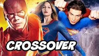 The Flash Arrow Supergirl DCTV Smallville Crossover Scene Explained