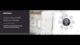 Boost Your WiFi with the NETGEAR EX6400 Mesh Range Extender!