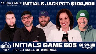 The 605th Initials Game LIVE at Mall of America