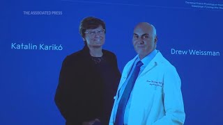 Katalin Kariko and Drew Weissman win Nobel in Medicine