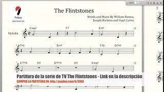 Partitura de la serie de TV Los Picapiedras (The Flintstones)