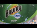 Bounty 92380 with Dawn 2-Ply Kitchen Paper Towel Rolls, 6 Rolls