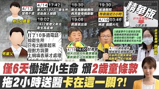 【張雅婷報新聞】2歲童拖2小時才送醫 陳時中認\