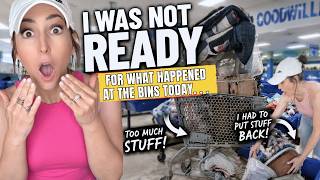 I Was NOT Ready for What happened at the Bins today…