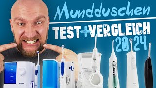 Munddusche Test 2024 ► 6 Geräte im großen Vergleichstest ✅ Stationen vs. Handhelds | Wunschgetreu