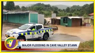 Tropical Storm Ida | Major Flooding in Cave Valley St Ann Jamaica | TVJ News