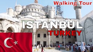 Walking tour in ISTANBUL, Turkey 4K 60fps UHD