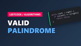 Valid Palindrome - LeetCode Easy - Python & Java Interview Solution