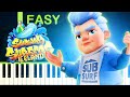 SUBWAY SURFERS ICELAND 2024 THEME - EASY Piano Tutorial