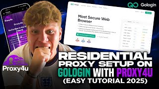 Residential Proxy Setup on GoLogin with Proxy4U (Easy Tutorial 2026)