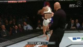 Cris Cyborg KNOCKS OUT Tonya Evinger UFC 214 Highlights 2017