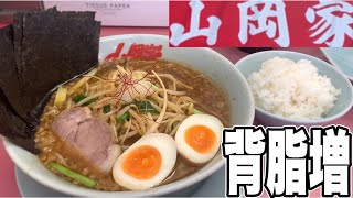 【ラーメン山岡家】背脂大蒜たっぷり！熟成味噌モヤシラーメンにご飯🍚フルカスタムしたら最高すぎた！山岡家