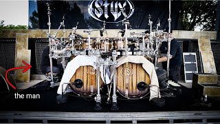 Drum Tech Shows Us Everything!  | STYX Todd Sucherman, MARK PETROCELLI
