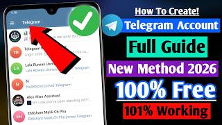 How To Create Telegram Account In 2026 | Full Guide | How To Login To Telegram Account