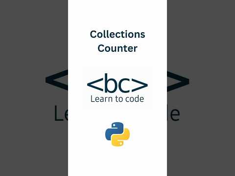 Learn how to use the Collections Counter class in less than 60 seconds! #python