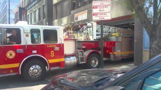 PFD Ladder 9 Returning & Medic 36 Responding