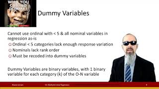 13.3 Multiple Linear Regression: Dummy Variables