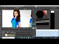 how to trace lady cartoon character opentoonz animation tutorial