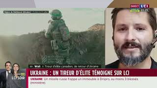 Le célèbre tireur d'élite Wali fasciné par le courage et le génie des Ukrainiens