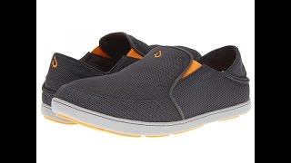 Olukai Nohea Mesh Dark Shadow Shoes for Men @TheInsoleStore.com