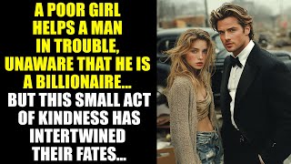 A POOR GIRL Helps A Man In Trouble—Unaware He’s A BILLIONAIRE, And Fate Brings Them Together...