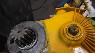 How to tear down a hydrostat and how to make it backup faster old style Cub Cadet part 2